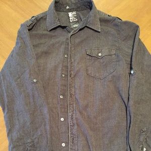 Black billabong button up